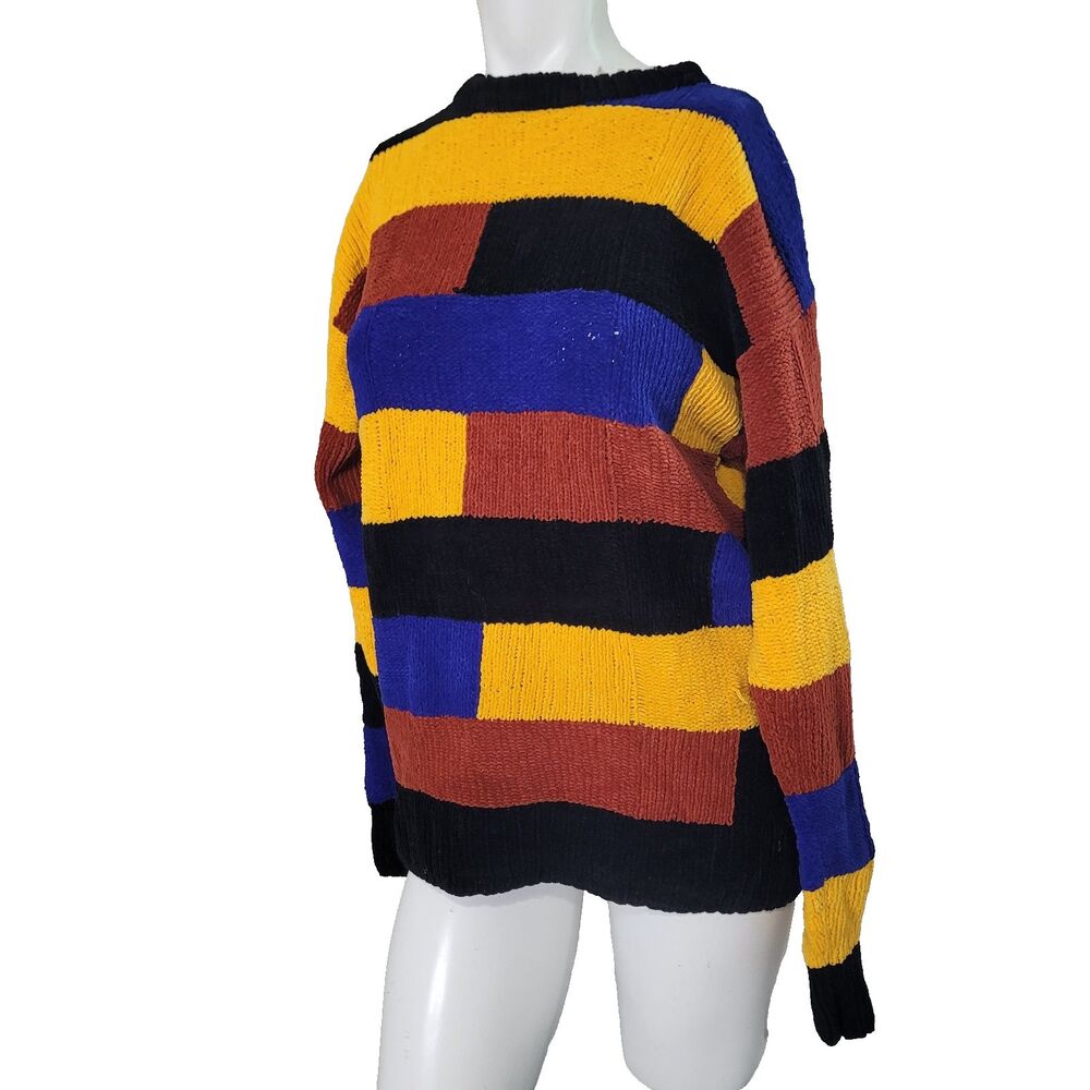 Neiman Marcus Small sweatshirt sweater chenille soft cable knit hand knit